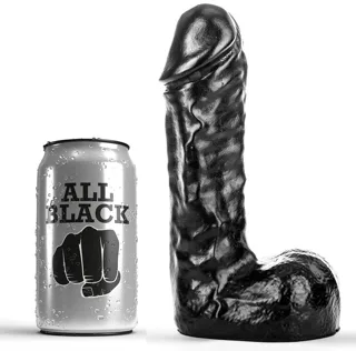 Gode 19 cm All Noir All Black