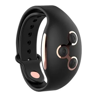 Vibromasseur Curve Télécommande Technologie a Watchme Noir / sur fond blanc