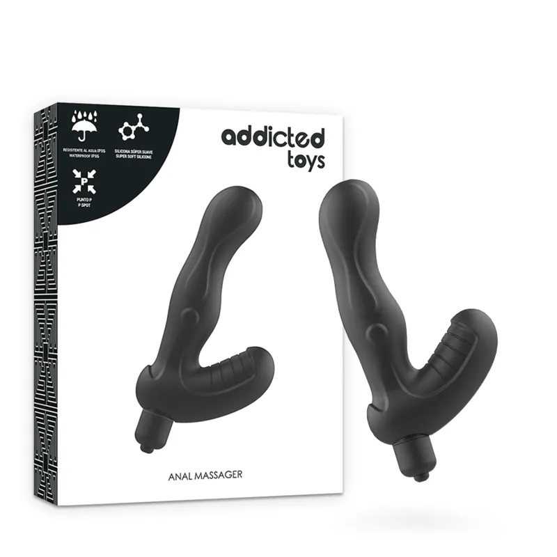 Stimulateur Anal de Prostate en Silicone P-spot Vibe Addicted