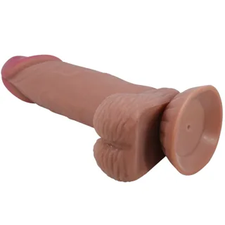 Série Sliding Skin Gode Réaliste avec Ventouse