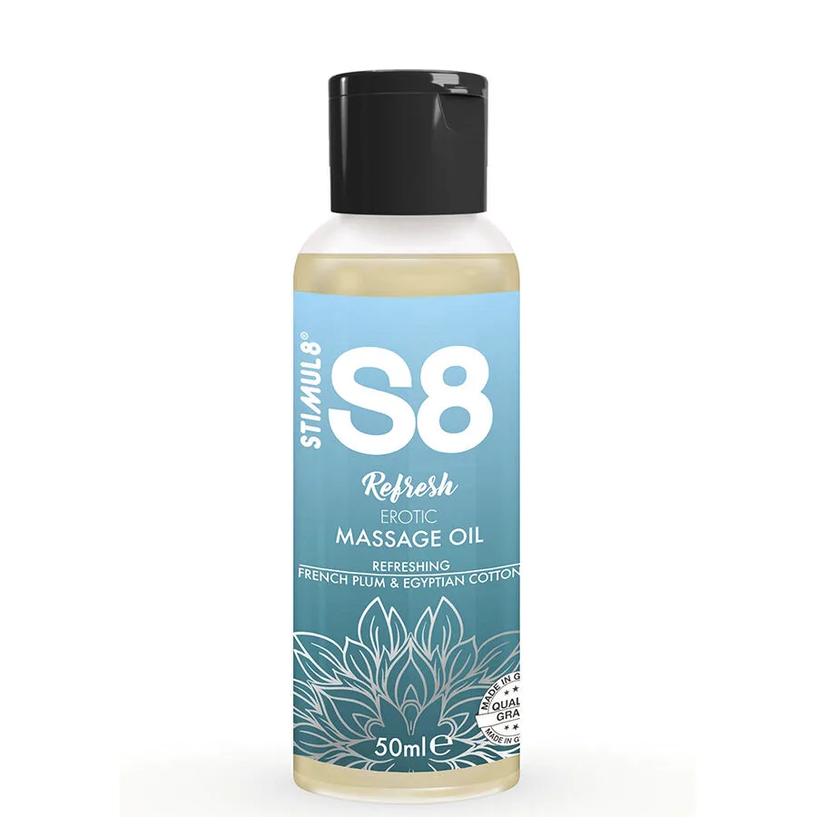 S8 Huile de Massage Érotique au Coton 50 ml Stimul8