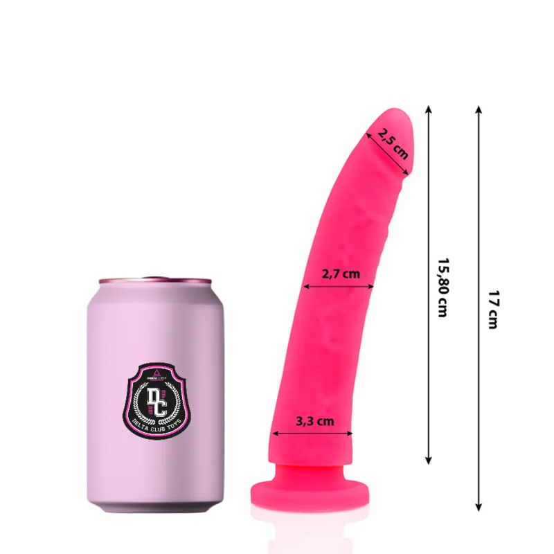 Toys Gode Médical Silicone Rose 17 x 3 cm Delta Club