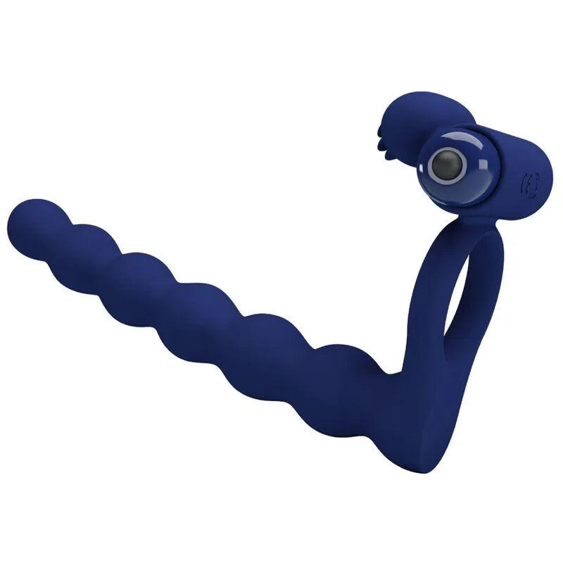 Ajmal Anneau Vibrant avec Plug Bleu Pretty Love