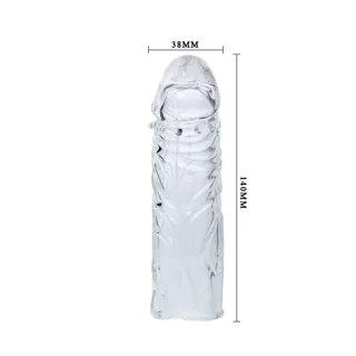 Housse Lilas pour le Pénis en Silicone Adaptable 13 cm Baile — vue 6