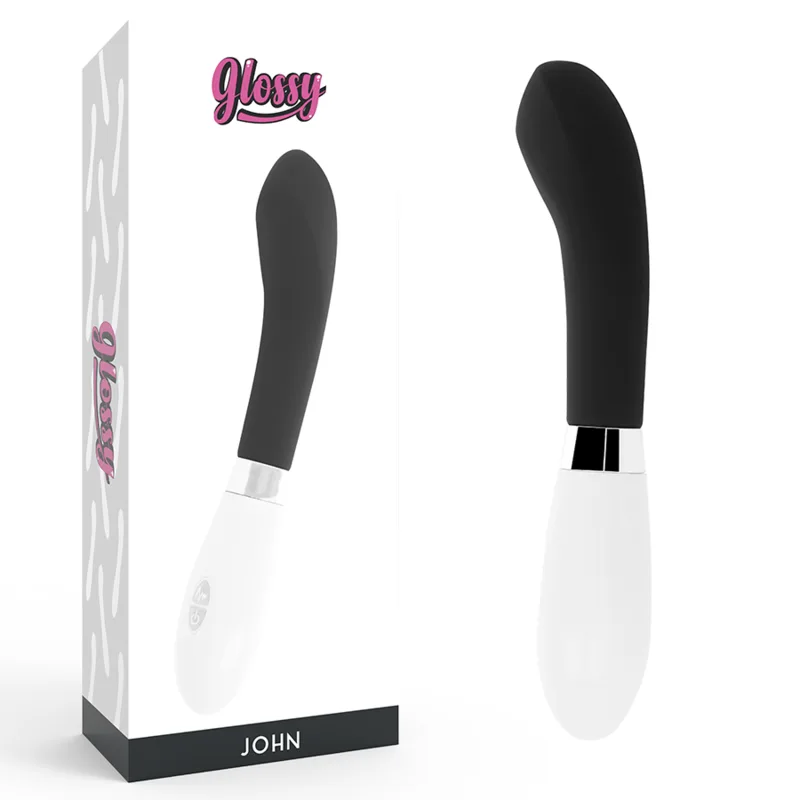 John Vibromasseur Noir Glossy