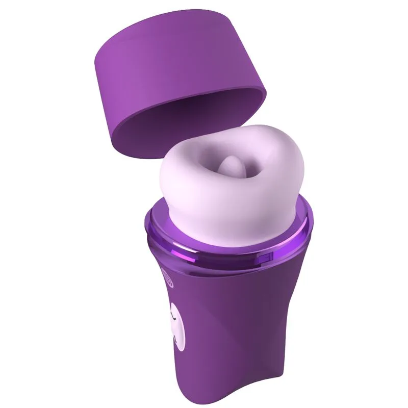 Stimulateur clitoridien Lush Kiss Peluche Violette à Succion et Léchage Clitorial