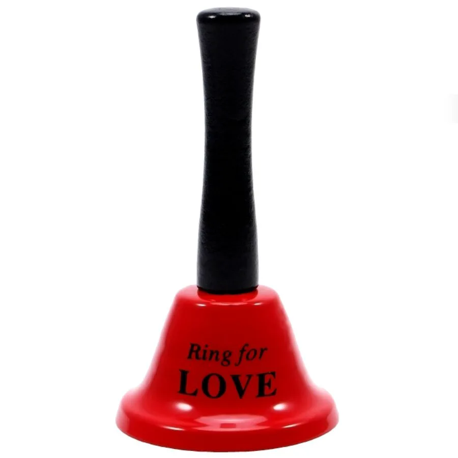 Cloche à Main Rouge « Anneau D'amour » Diablo Picante rouge jeu coquin
