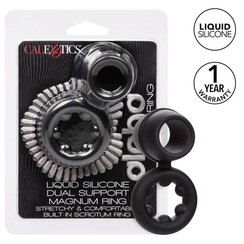Bague Alpha Dual Magnum Noir Calexotics
