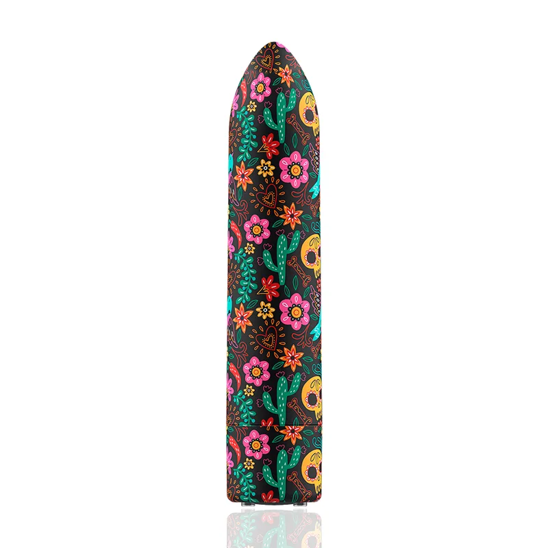 Vibromasseur Bullets Personnalisés Rechargeable Floral 10 Intensities