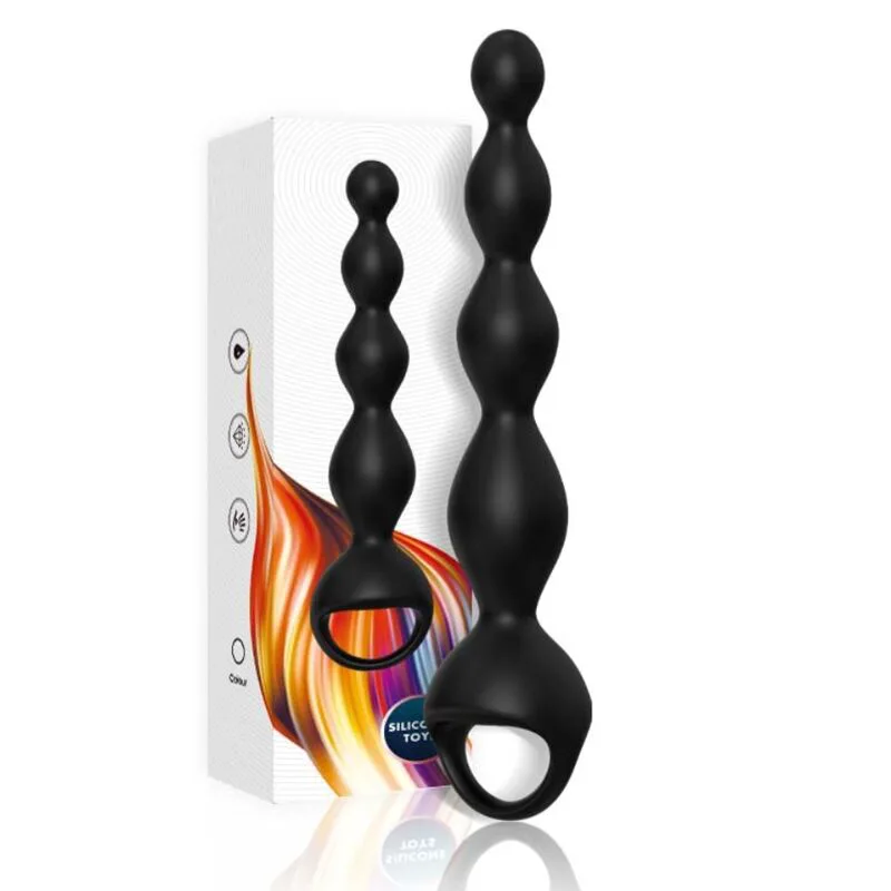 Plug Anal Vibromasseur Doigt Noir Armony