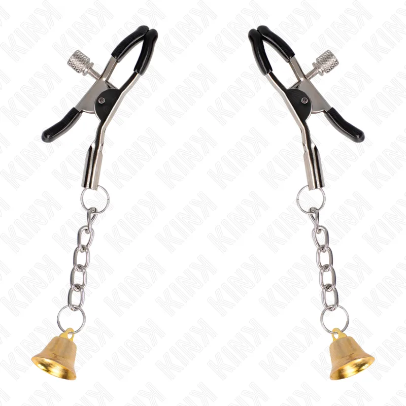 Pinces à Télémon Pendentif Cloche Or 6 cm Kink