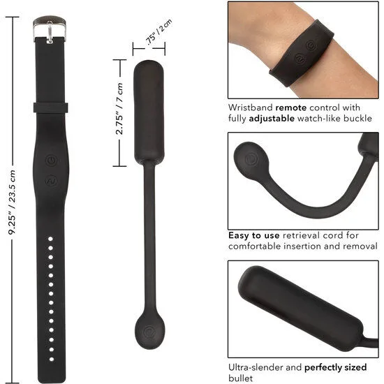 Vibromasseur Bracelet Telecommande Petite Bullet Calexotics