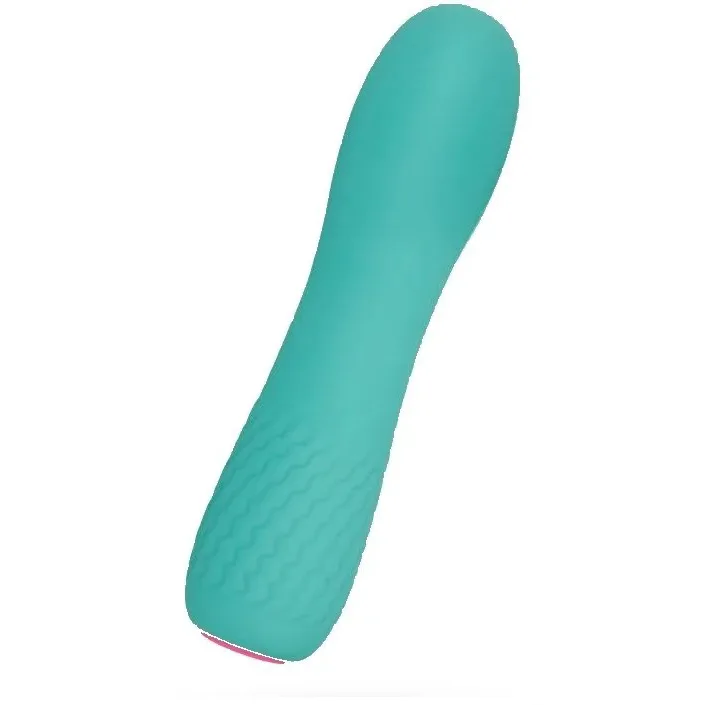 Vibromasseur Leila Turquoise Inspire Essential sur fond blanc
