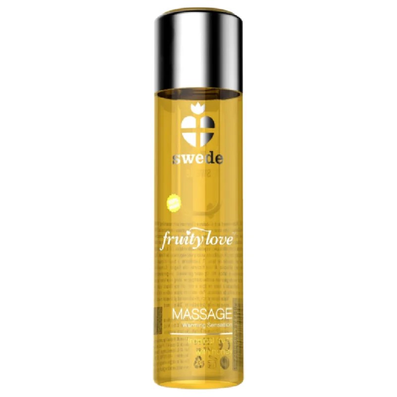Fruity Love Huile de Massage Effet Chauffant Fruité Swede