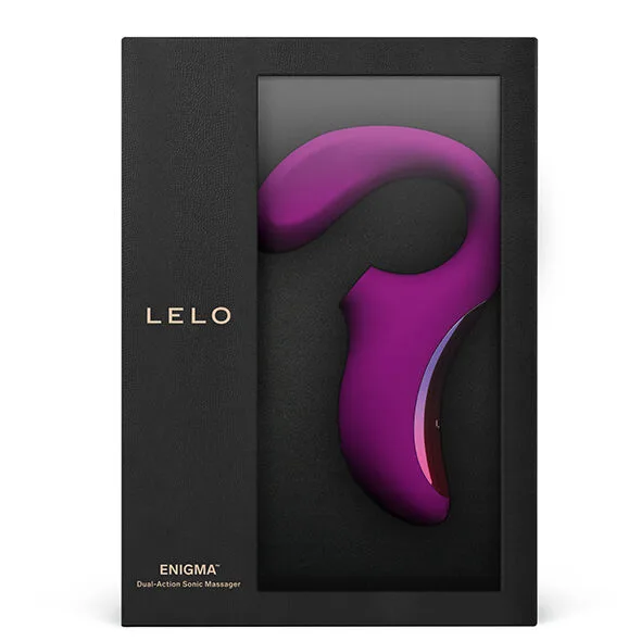 Stimulateur clitoridien Enigma Double Succion Stimulation Masseur Rose Profonde Lelo