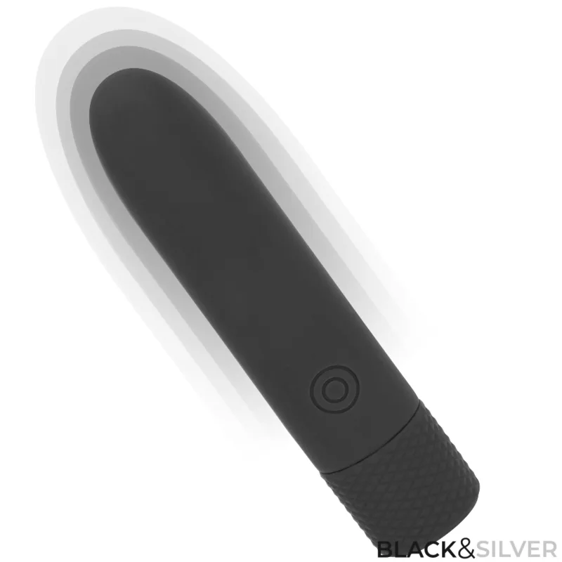 Vibromasseur Geri Bullet Vibrant Rechargeable USB 8 Vibrations Noir 10 cm