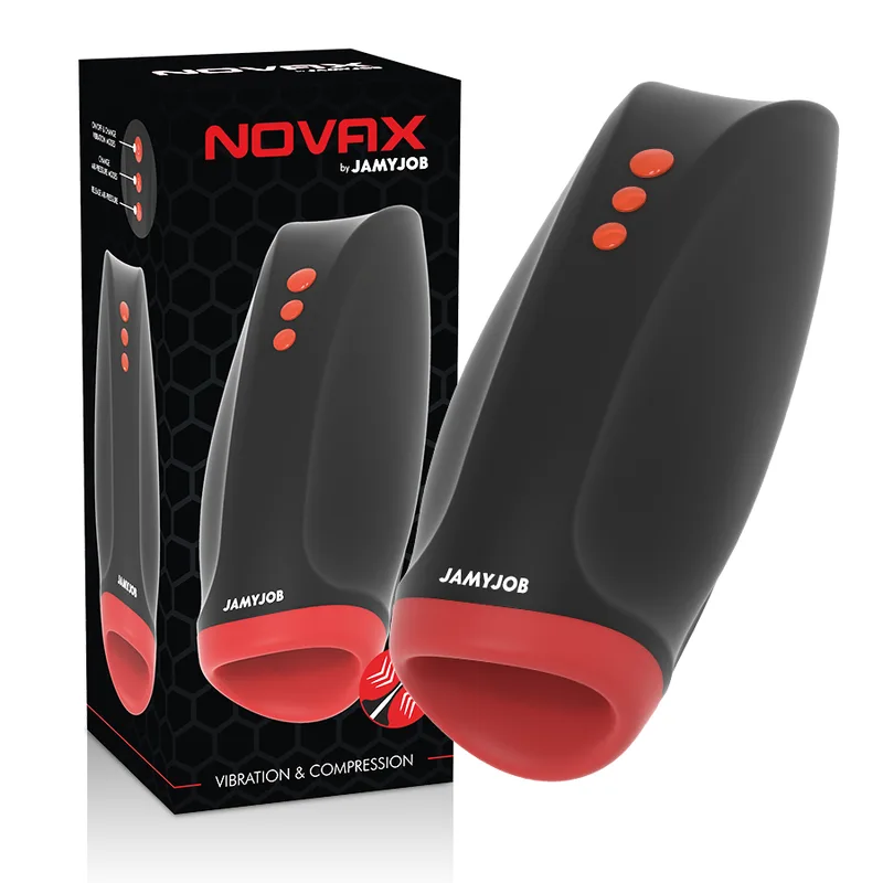 Masturbateur Novax avec Vibration et Compression Jamyjob