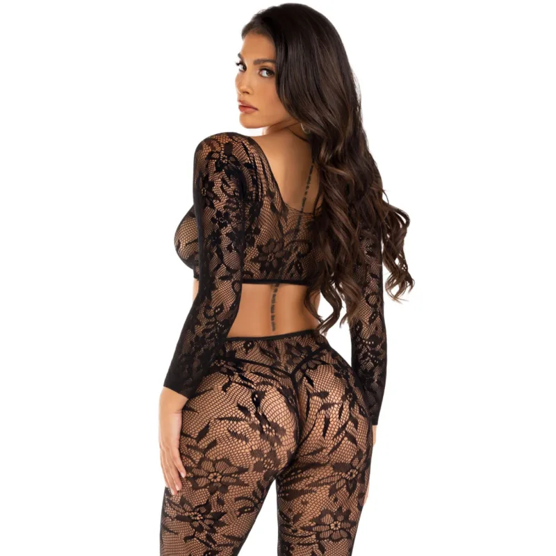 Ensemble Haut Court et Collants Leg Avenue