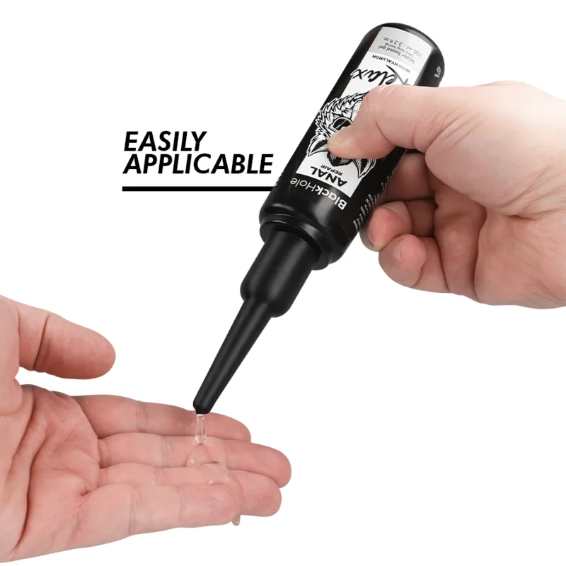 Applicateur de Lubrifiant Anal Taille l 100 ml Black Hole