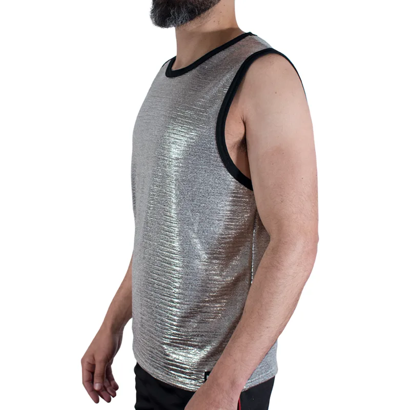 T-shirt à Paillettes Fines L/XL Macho