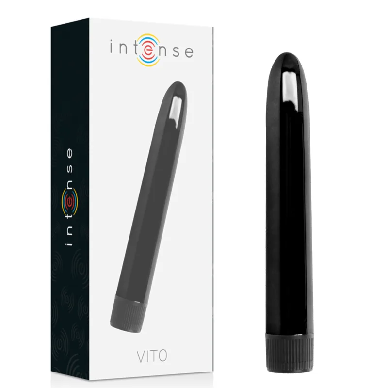 Stimulateur clitoridien Vibromasseur Vito Noir Intense