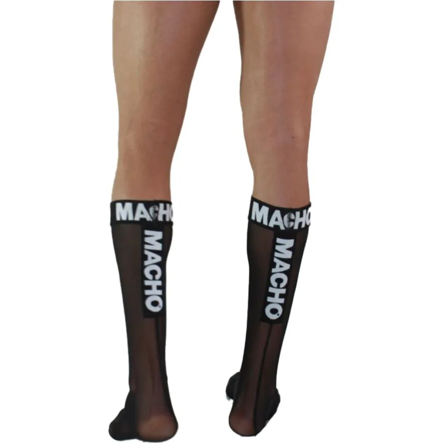 Chaussettes Fines Taille Unique Noires Macho