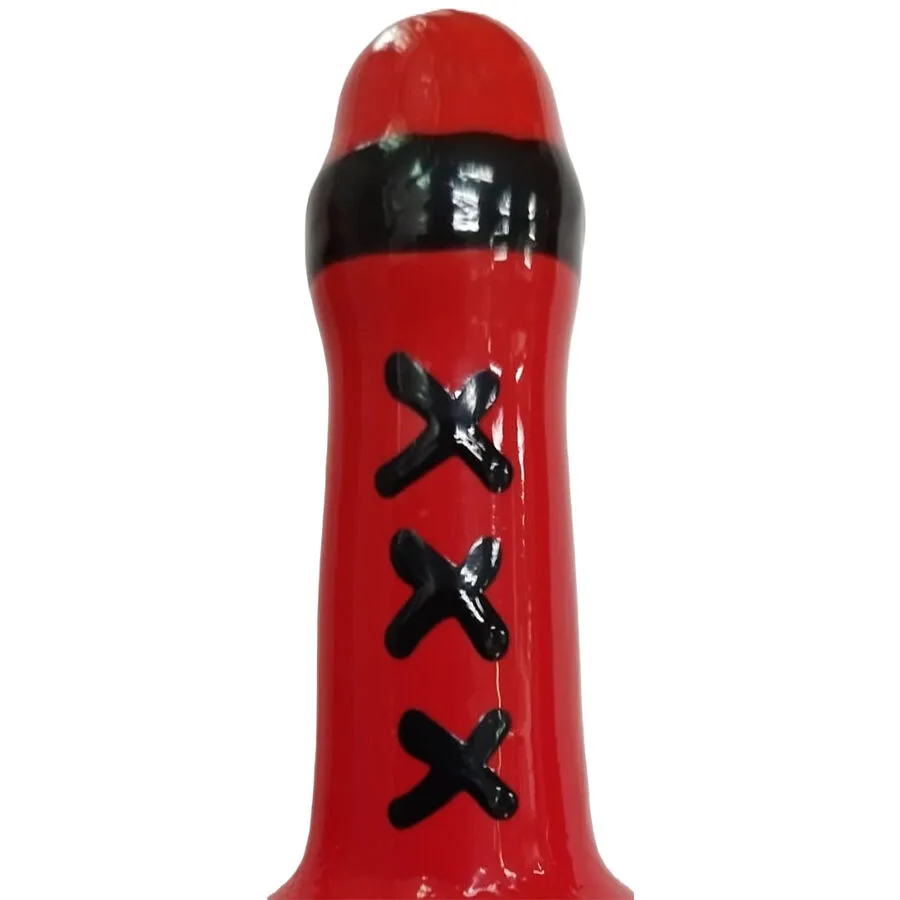 Préservatifs Fantaisie Peints à la Main Amsterdam Rouge Condomerie