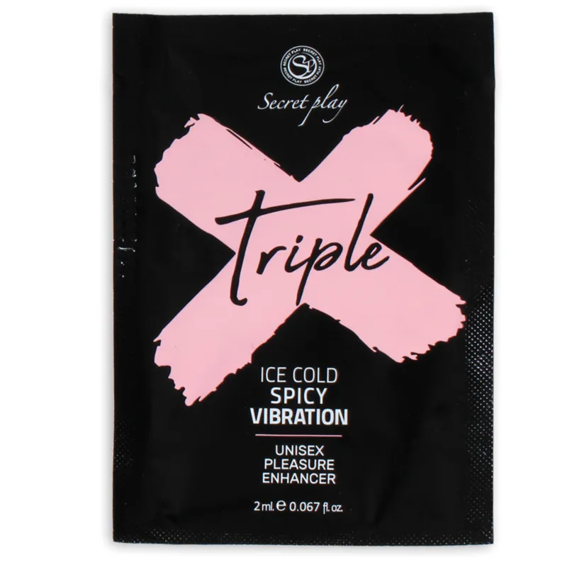 Unidose Triple X Intensificateur de Plaisir Secretplay lubrifiant