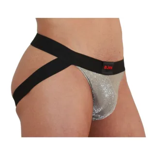 Jockstrap Beige Brillant / Noir l Burn