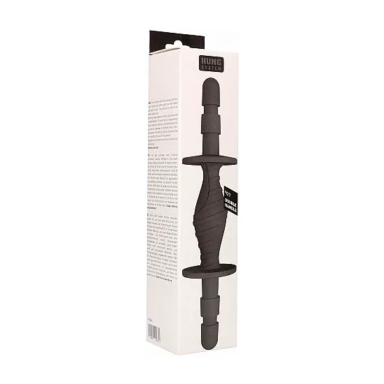 Gode Double Pénétracion Noir Hung System