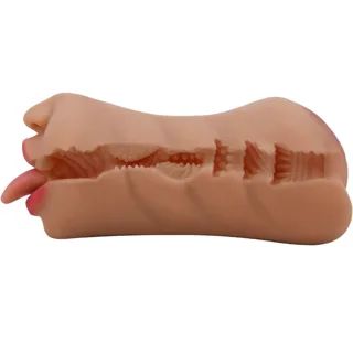 Sarah Double Masturbateur Bouche & Vagin Chair Crazy Bull — vue 4