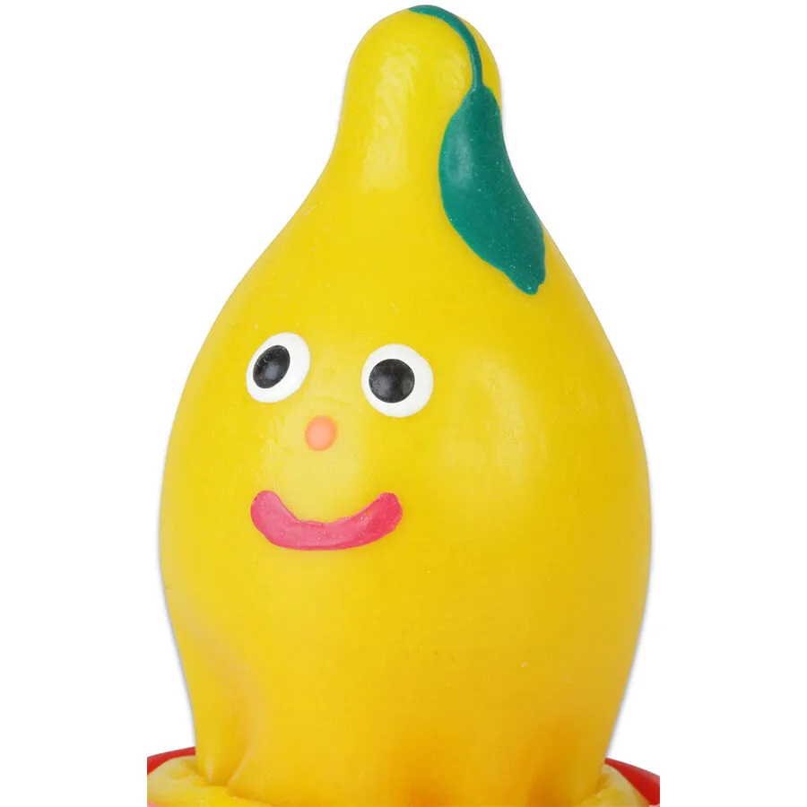 Préservatifs Fantaisie Peints à la Main Citron Condomerie