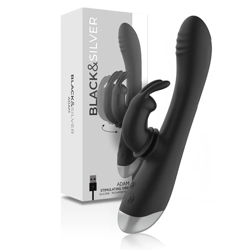 Dj. Stimulateur de Lapin Rechargeable en Silicone Adam