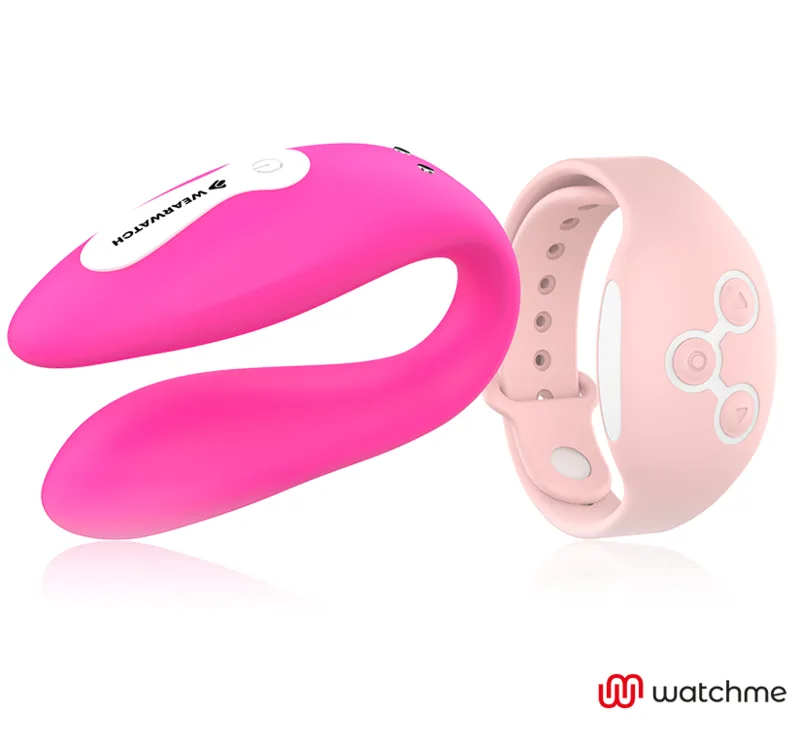 Vibromasseur Watchme Double Technologie Fuchsia / Rose Wearwatch