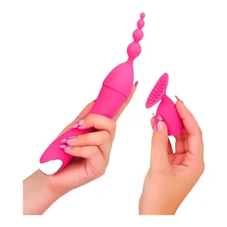 Vibromasseur Cher Modes Mouvements Intense sur fond blanc