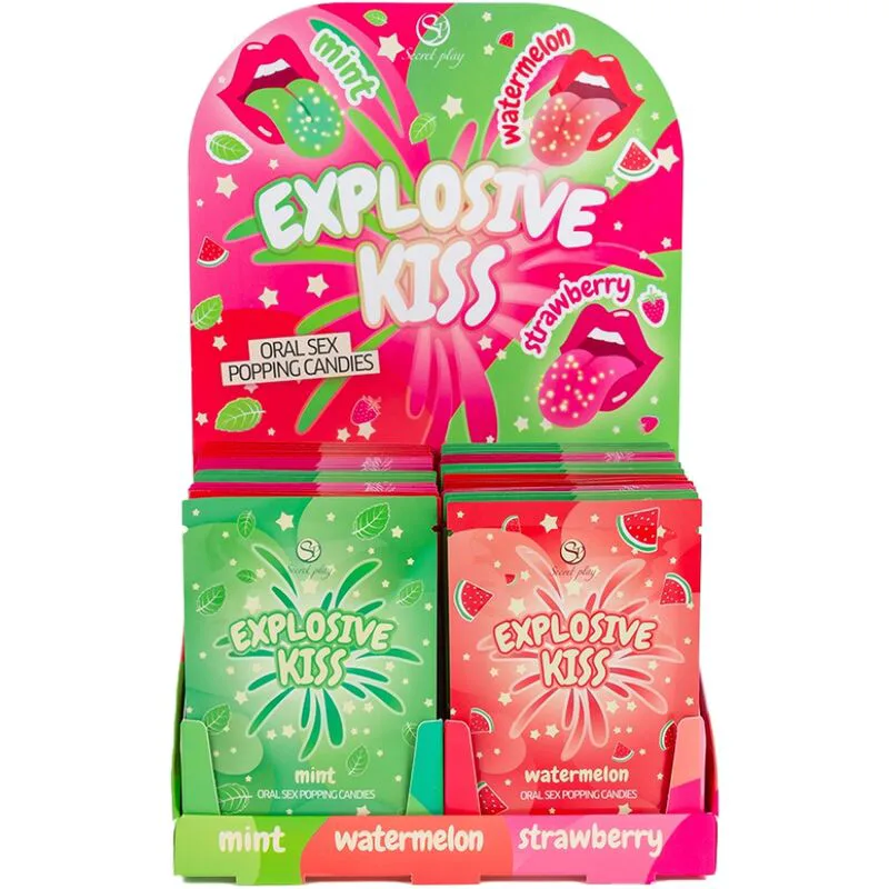 Présentoir Bonbons Explosifs (48 Unités) Secret Play jeu coquin