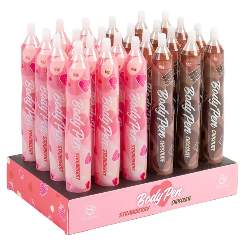 Présentoir Stylo Corps 24 Unités Secret Play bien etre