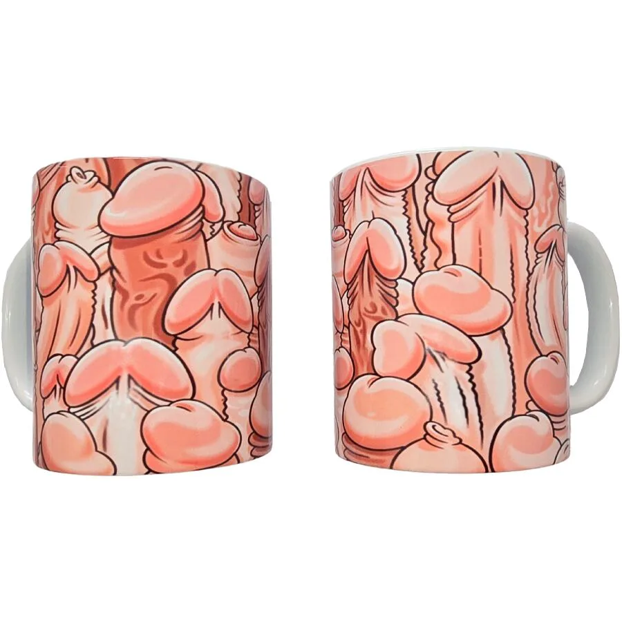 Tasse Pénis Couleur 370 ML Diablo Picante jeu coquin