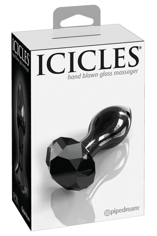 N. 78 Plug Anal en Verre Icicles