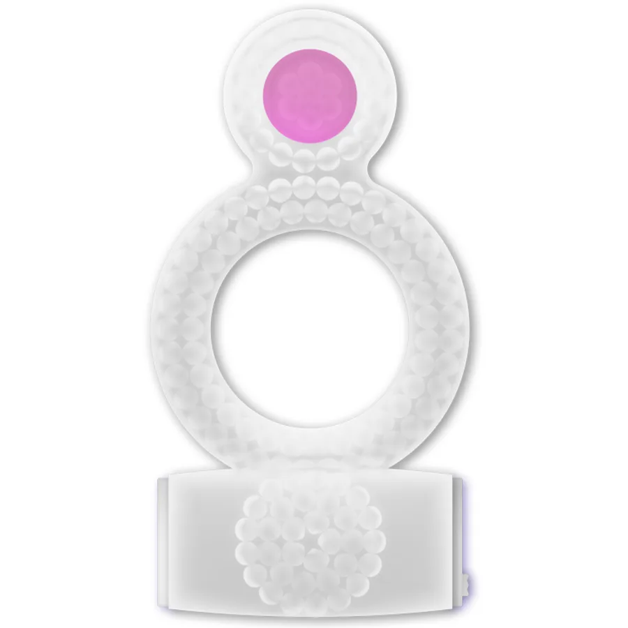 Bague Transparente Double Plaisir Casual Love