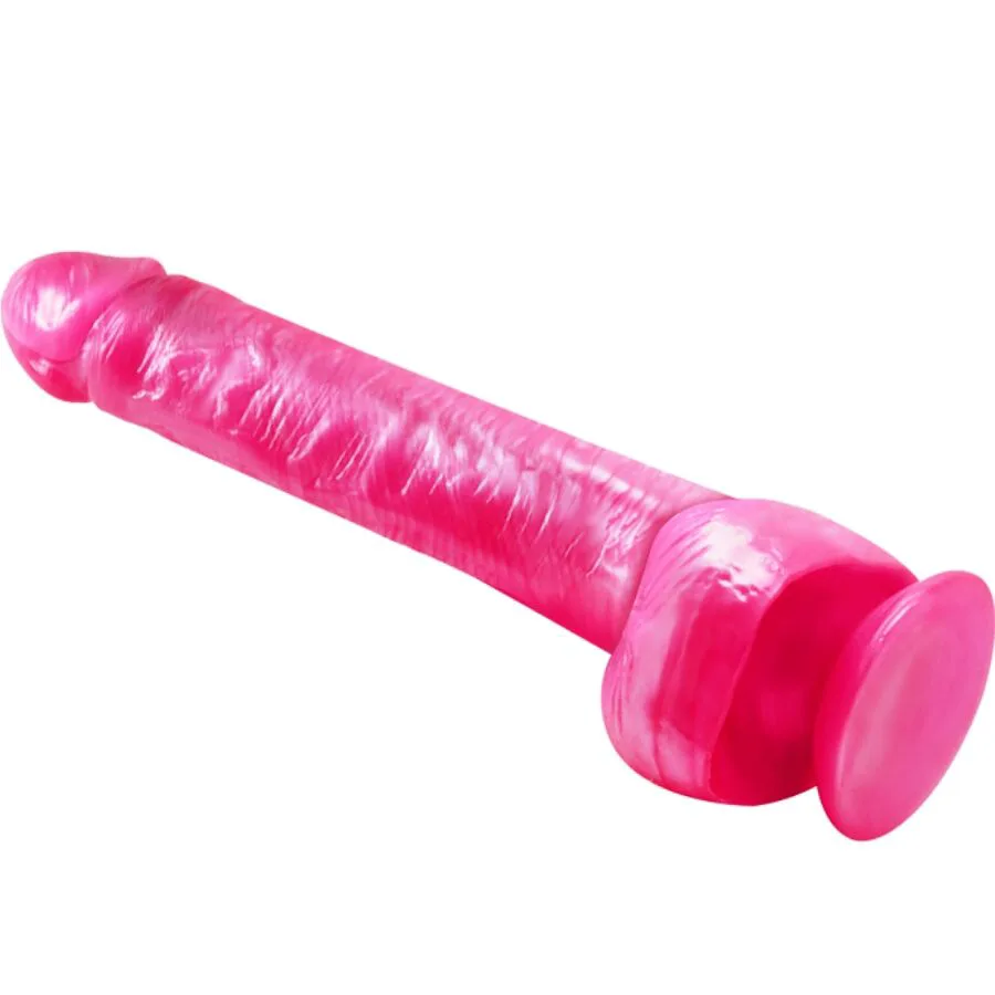 Gode Gode Rose Réaliste avec Ventouse Baile