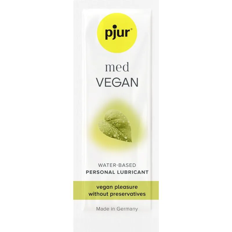 Med Lubrifiant Base Eau Vegan Glide 2 ML Pjur lubrifiant