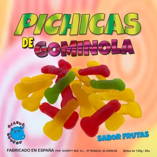 Tranches de Gomme aux Fruits Diablo Goloso jeu coquin
