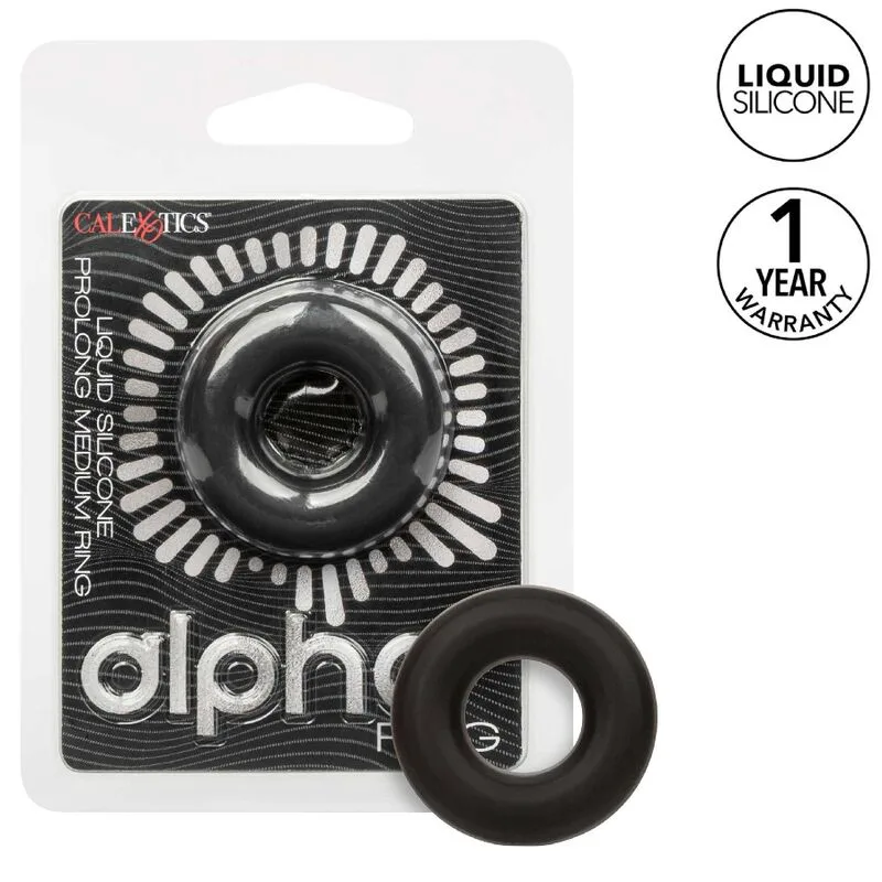 Alpha Bague Moyenne Prolong Noir Calexotics