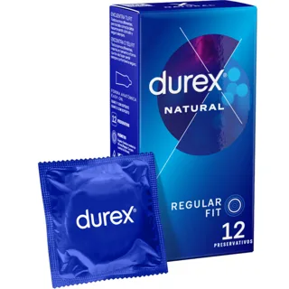 Préservatif Naturel Plus 12 Unités Durex