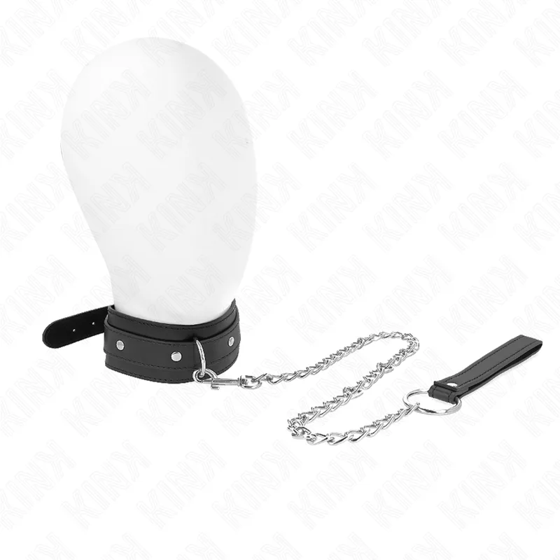 Collier avec Laisse 65 cm 1 Anneau Réglable 38-49 cm x 5 Kink