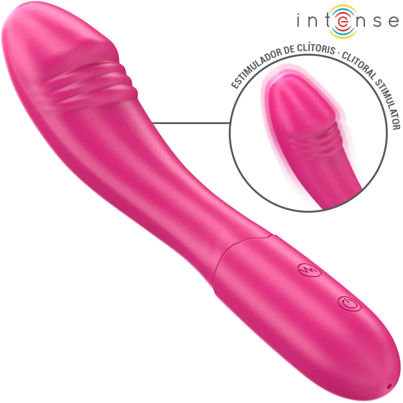 Belinda Vibromasseur 19 cm Flexible 10 Vibrations Rose Intense