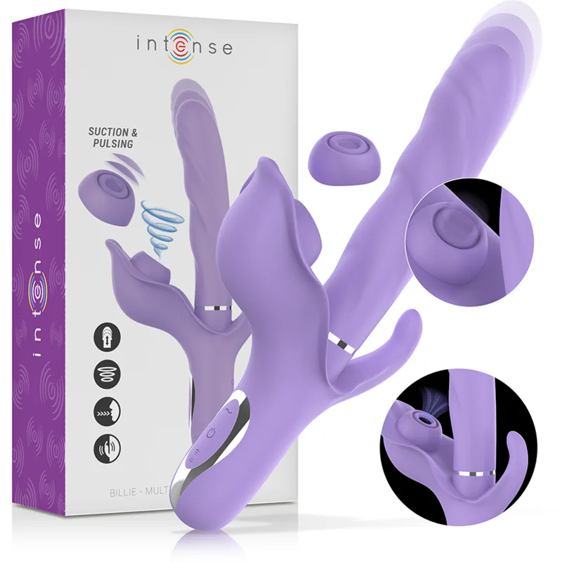 Billie Vibromasseur à Aspiration Rechargeable Intense violet vibromasseur rabbit