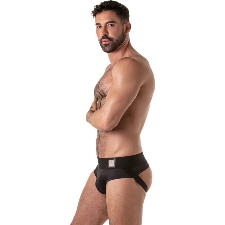 Slip de Sport à Ceinture Large Bleu S Locker Gear bleu lingerie homme