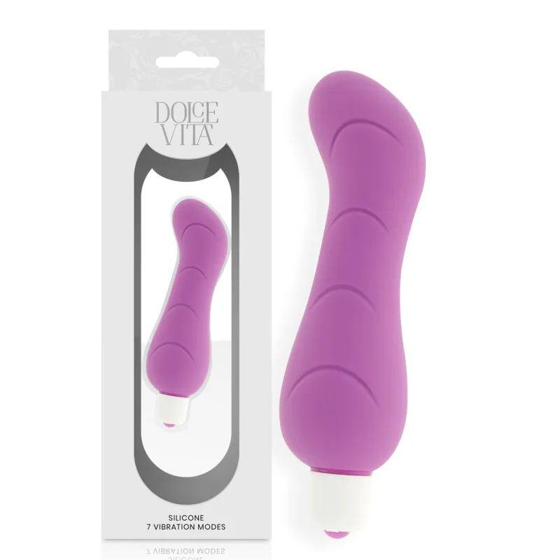 Vibromasseur G-spot Violet Silicone Dolce Vita